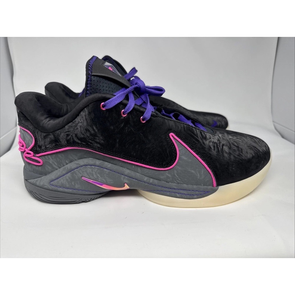 Nike LeBron XXII 22 Blacklight Black Laser Fuchsia Pink FZ1094-001 Men's Size 17